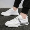 Men Sneaker Round Toe Lace-Up Canvas Flat Shoes Comfortable Casual Footwear