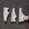 Korean Youth Casual Walking Shoes Men's Handmade Flat White Shoes
