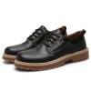 SYXZ 354 Retro Men's Tooling Leather Shoes