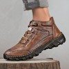 Autumn and Winter High Top Boots Large Size Outdoor Casual Tooling Shoes Fashion All-match for Men