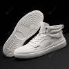 High-top Flat White Shoes Men's Fashion Casual Sports Shoes Sneakers