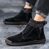 Leather Large Size Breathable Soft Men Casual Shoes