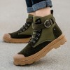 Men Fashion Shoes British Style Round Toe High-top Casual Boots