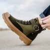 Men Fashion Shoes British Style Round Toe High-top Casual Boots