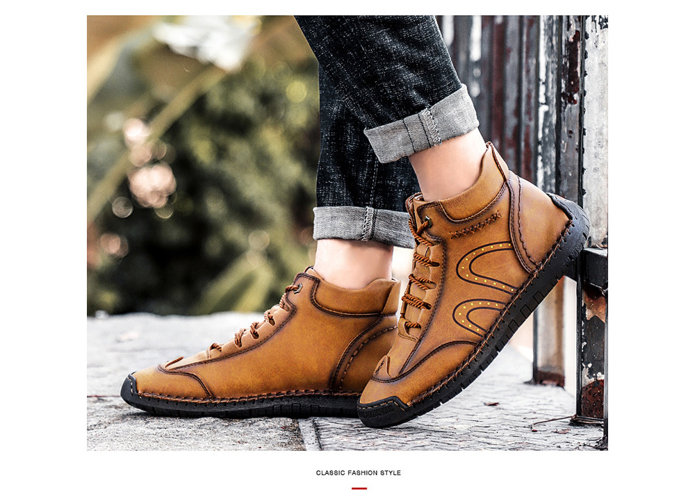 Winter Men's Shoes High Boots