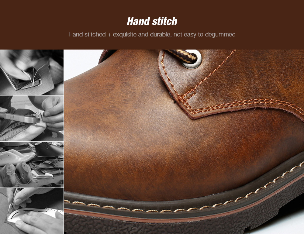 Large Size Men's Shoes Hand stitch