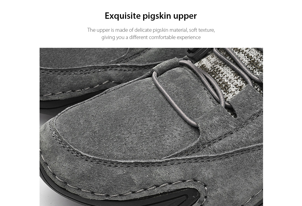 Men's Breathable Boots Exquisite pigskin upper
