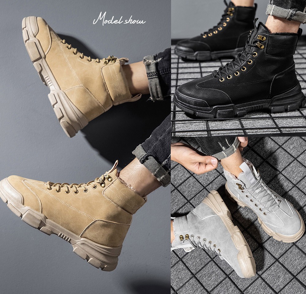 Retro Style Men's Tooling Boots show
